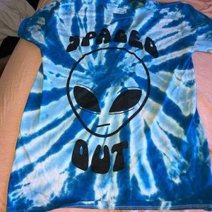Spaced out tie dye tee